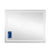 Дзеркало Qtap Mideya (DC-F614) 1000х800 з LED-підсвічуванням Touch, з антизапотіванням, з годинником, димером, рег. яскравості QT2078F614W