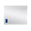 Дзеркало Qtap Mideya (DC-F910) 1000х800 з LED-підсвічуванням Touch, з антизапотіванням, з годинником, димером, рег. яскравості QT2078F910W