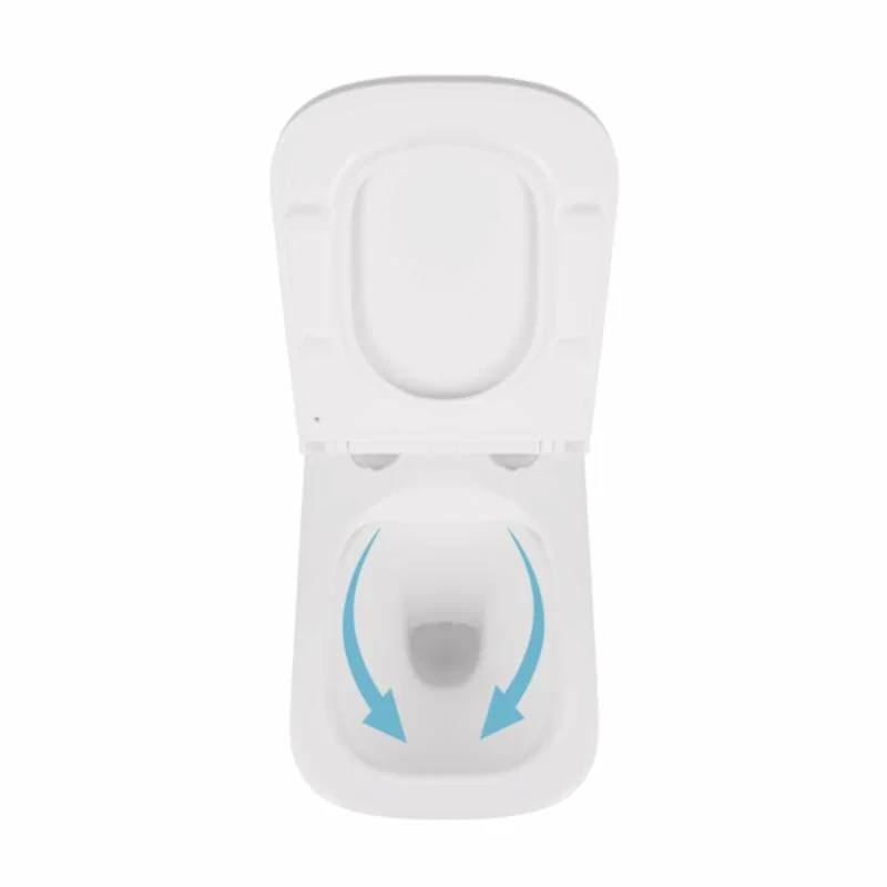 Унітаз підвісний Qtap Tern безобідковий з сідінням Soft-close QT1733052ERW