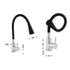 Змішувач для кухні Lidz Aria 015F31 з гнучким виливом (k35) LDARI015F31BNK31872 Black / Nickel