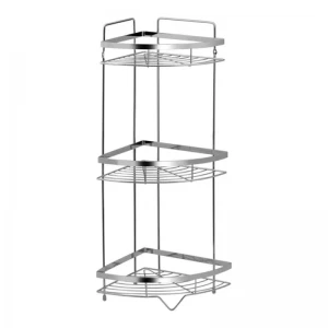 Полиця кутова Lidz Oreo 0606 3 ярусна LDORE0606CRM32484 Chrome