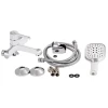 Змішувач для ванни Qtap Grand (з душовим гарнітуром) QTGRAWCR006 Chrome/White