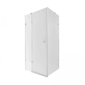 Душевая кабина Qtap Capricorn CRM1018RC6 100х80 см, стекло Clear 6 мм, CalcLess, без поддона
