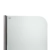 Штора на ванну Qtap Standard CRM407513APL скло Pear 6 мм, 75х140 см, ліва