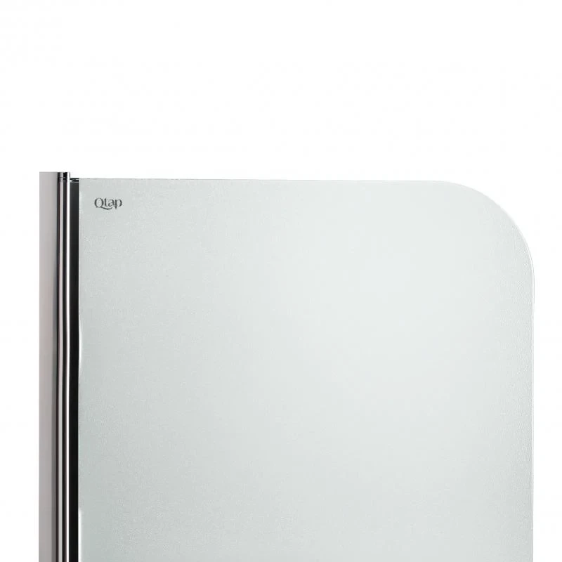 Штора на ванну Qtap Standard CRM407513APL скло Pear 6 мм, 75х140 см, ліва