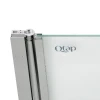 Штора на ванну Qtap Standard CRM407513APL скло Pear 6 мм, 75х140 см, ліва