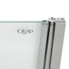 Штора на ванну Qtap Standard CRM407513APR скло Pear 6 мм, 75х140 см, права