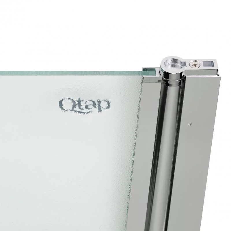 Штора на ванну Qtap Standard CRM407513APR скло Pear 6 мм, 75х140 см, права