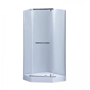 Душова кабіна Lidz Dozorca SC90x90.CRM.LOW.TR, скло прозоре 6 мм