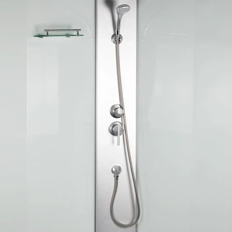 Душовий бокс Lidz Tani SB90x90.SAT.LOW.FR, скло Frost 4 мм