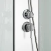 Душовий бокс Lidz Tani SB90x90.SAT.LOW.FR, скло Frost 4 мм