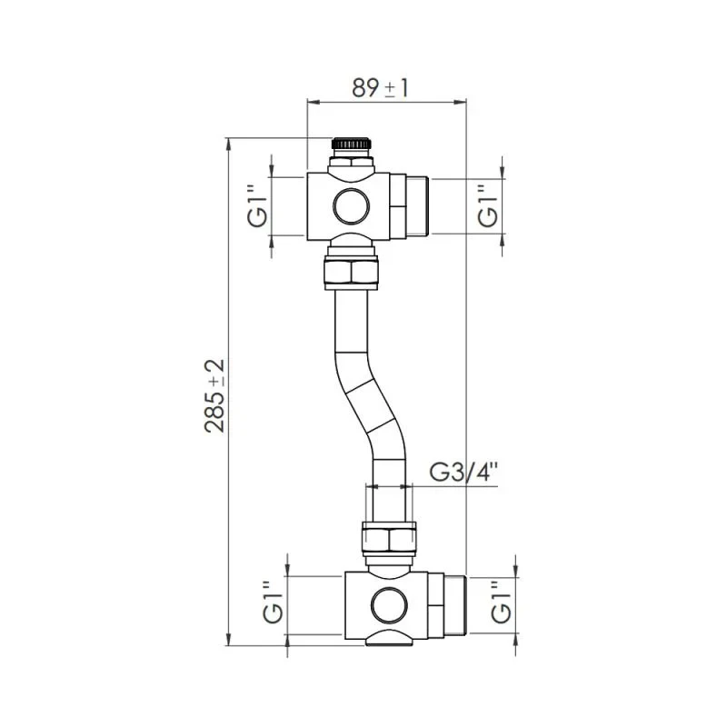 Байпас для колектора SD Forte 1
