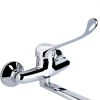 Змішувач для кухні локтьовий Lidz Watt 009 настінний (k35) LDWAT009CRM34862 Chrome
