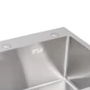 Мийка для кухні інтегрована Lidz Handmade H5845 (LDH5845BRU35384) Brushed Steel 3,0/1,0 мм