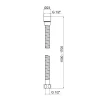 Шланг Lidz Niagara 06 1,5-1,7 м LDNIA06CRM35454 Chrome