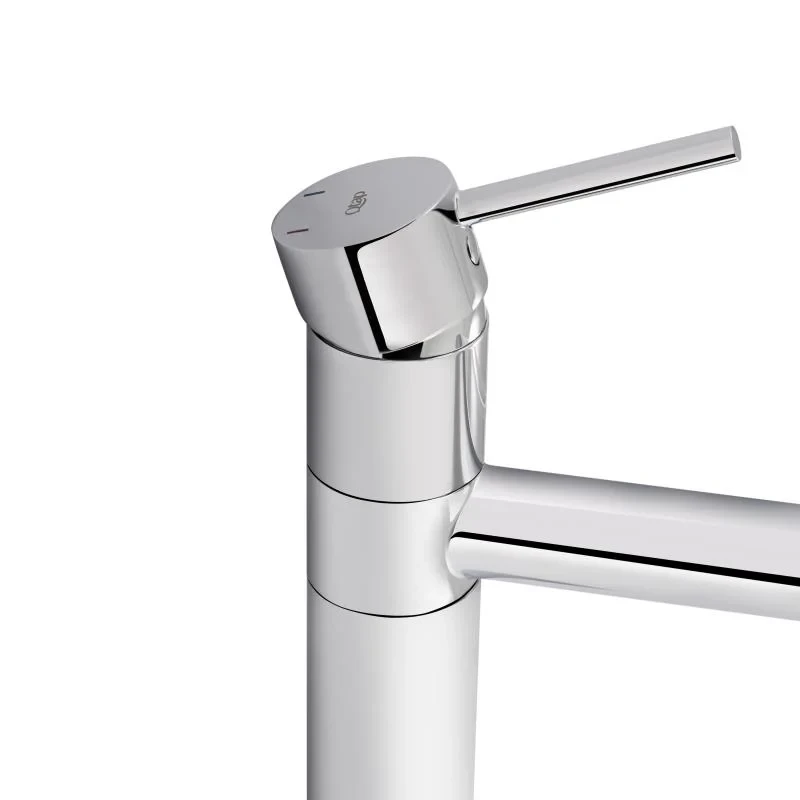 Змішувач для раковини Qtap Spring з поворотним виливом високий QTSPRCRM001XL Chrome