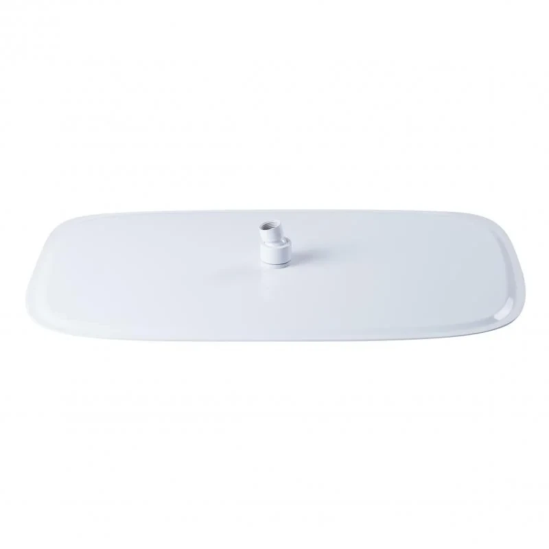 Лійка для верхнього душу Qtap Hlavova 500х300 мм прямокутна QTHLAS500N1ZWW White