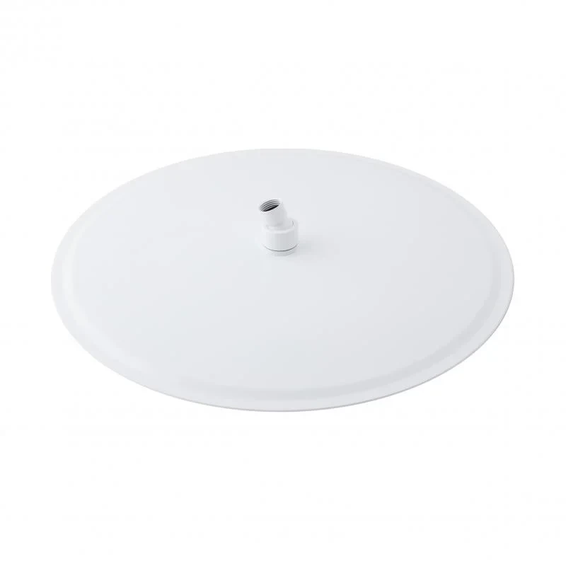 Лійка для верхнього душу Qtap Hlavova 400 мм округла QTHLAS400O1ZWW White