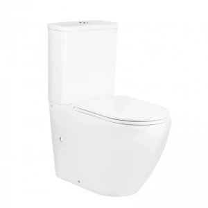Унитаз-компакт Qtap Robin безободковый с сиденьем Soft-close QT13222141ARW