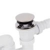 Сифон для ванни Lidz (WHI) 60 03 V002 02 з ревізією (вихід 50 мм)