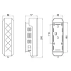 Диспенсер для мыла Qtap Pohodli DM350WP1 White (Pobut)