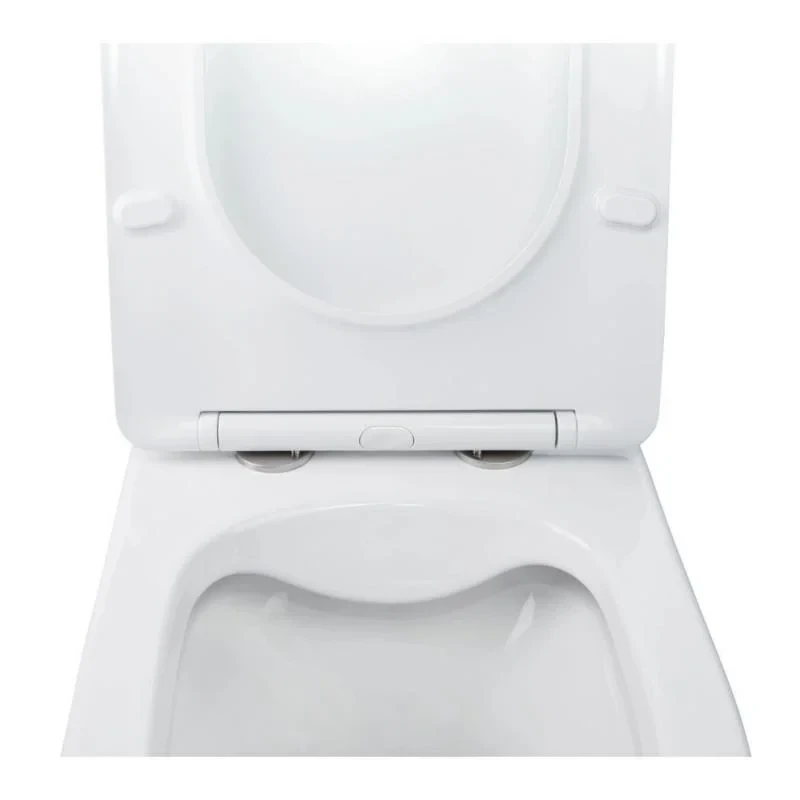 Готове рішення Qtap для ванної кімнати: підвісний унітаз Swan Rimless + комплект інсталяції Nest 4 в 1 (лінійна клавіша Chrome)