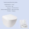 Готове рішення Qtap для ванної кімнати: підвісний унітаз Jay Rimless + комплект інсталяції Nest 4 в 1 (квадратна клавіша Satin)