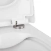 Готове рішення Qtap для ванної кімнати: підвісний унітаз Tern Rimless + комплект інсталяції Nest 4 в 1 (кругла клавіша Satin)