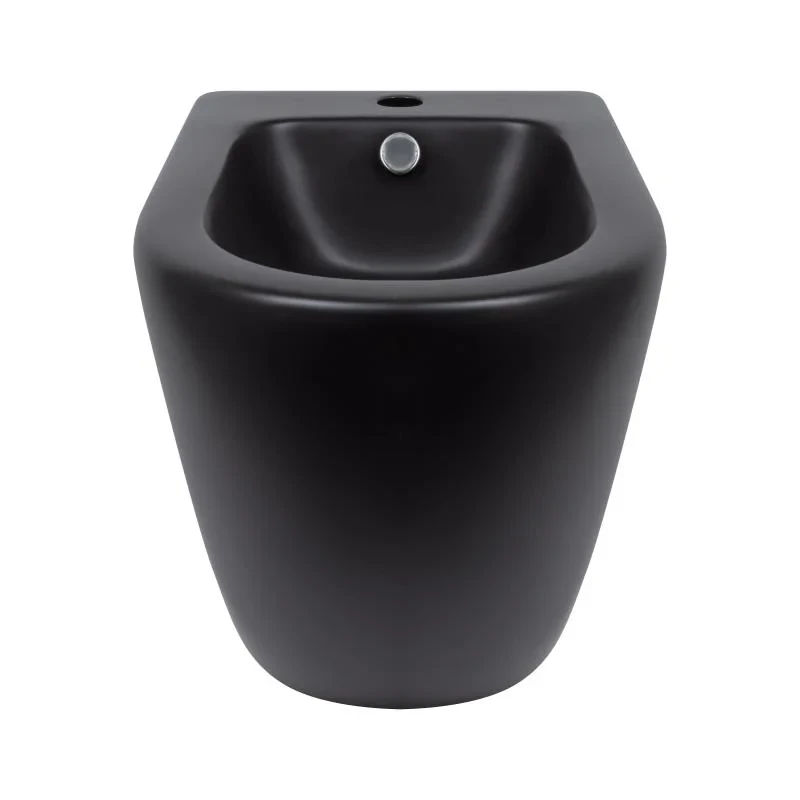 Биде напольное Qtap Robin 565x360x405 Matt black QT13442141CMB