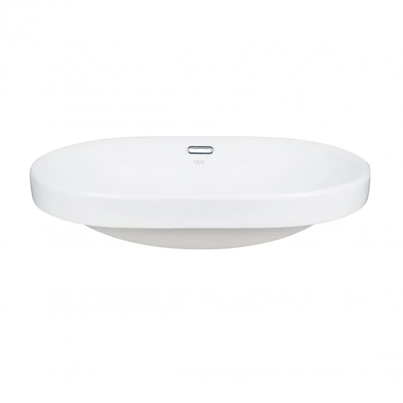 Раковина Qtap Leo 590x400x170 White с донным клапаном QT11114028W