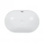 Раковина Qtap Leo 590x400x170 White с донным клапаном QT11114028W