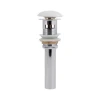 Донний клапан для раковини Qtap PU02O 225х70х70 White з переливом