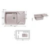 Кухонна мийка Lidz 770x490/200 COL-06 (LIDZCOL06770490200)