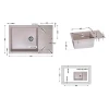Кухонна мийка Lidz 781x510/200 COL-06 (LIDZCOL06781510200)
