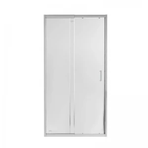 Душові двері в нішу Qtap Taurus CRM209-1.C6 90-100x185 см, скло Clear 6 мм, покриття CalcLess