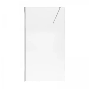 Душова перегородка Qtap Walk-In Standard CRM2011.C8 110х200 см, скло Clear 8 мм, покриття CalcLess