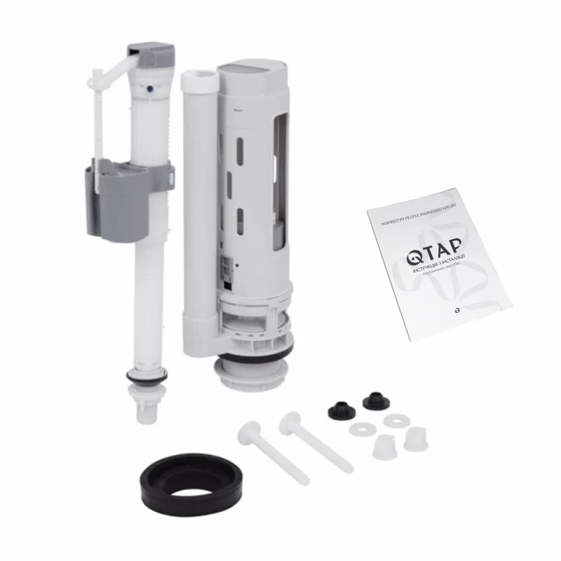 Унитаз-компакт Qtap Kalao безободковый с сиденьем Soft-close QT08221213AW