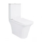 Унитаз-компакт Qtap Kalao безободковый с сиденьем Soft-close QT08221213AW