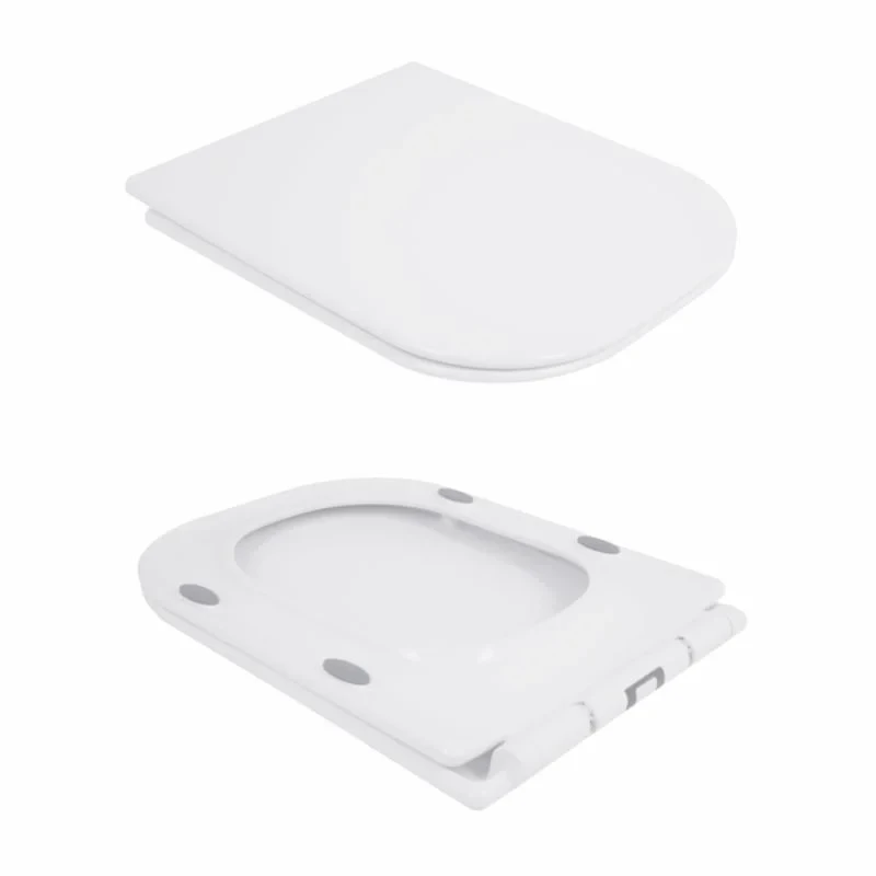 Унитаз-компакт Qtap Nando безободковый с сиденьем Soft-close QT12221222AW