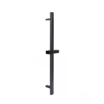 Душова стійка з тримачем універсальна Qtap Lepit 705 мм прямокутна QTLEP82103NB Black Matt