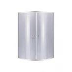 Душова кабіна Lidz Latwa SC80x80.SAT.HIGH.GR, скло тоноване 4 мм без піддона
