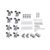 Душевая кабина Lidz Latwa SC80x80.SAT.LOW.FR, стекло Frost 4 мм без поддона