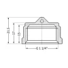 Заглушка SD Plus 1 1/4
