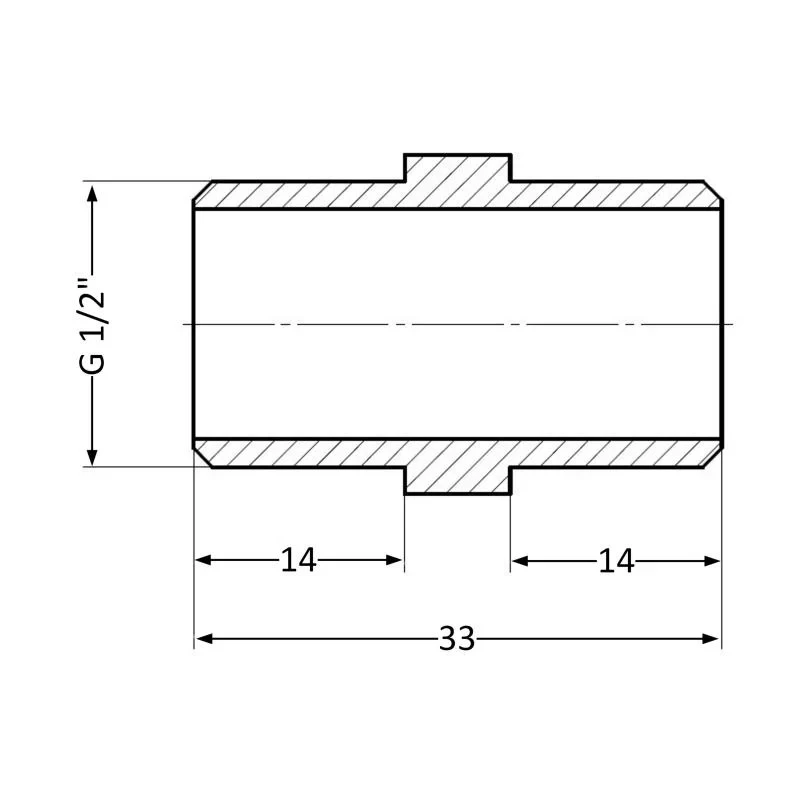 Ниппель SD Plus 1/2