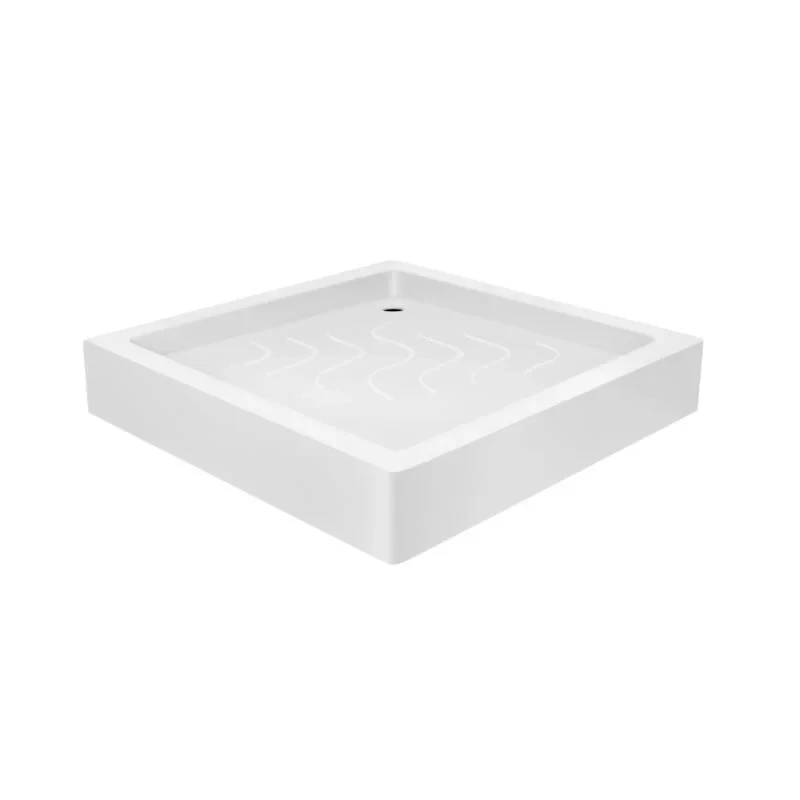 Набір Lidz душова кабіна Wawel SC90x90.SAT.LOW.FR, скло Frost 4 мм + піддон Mazur