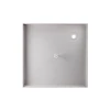 Набор Lidz душевая кабина Wawel SC80x80.SAT.LOW.GR, стекло тонированное 4 мм + поддон Mazur