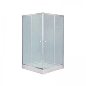 Набір Lidz душова кабіна Wawel SC80x80.SAT.LOW.FR, скло Frost 4 мм + піддон Mazur