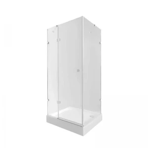 Набір Qtap душова кабіна Capricorn CRM1018RC6 Clear 2020x1000x800 мм + піддон Tern 301812C 100x80x12 см з сифоном