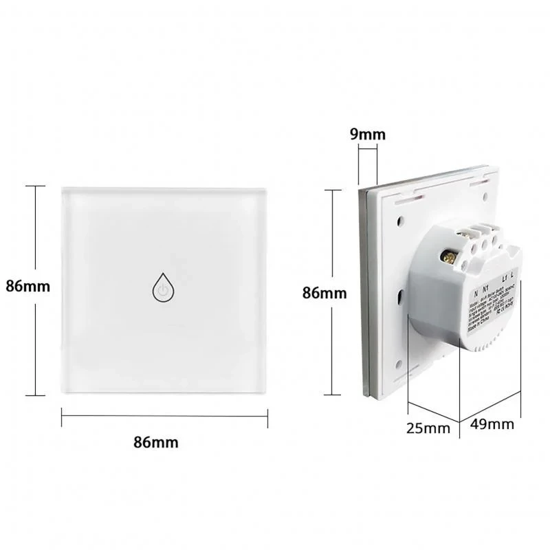Контролер для водонагревателя Thermo Alliance (16А) с WiFi WS-EU-BW