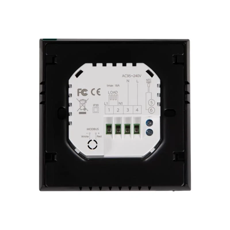 Проводной недельный термостат(16A+NTC) с WiFi BHT-3000-GBLW